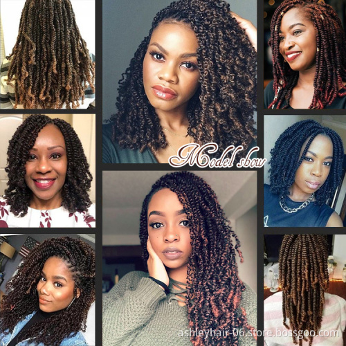 Low Price Private Label Ombre Crochet Long 1B Kenya Pre Twisted Afro Nubian Kinky Crochet Ombre Braid Nubian Spring Twist Hair